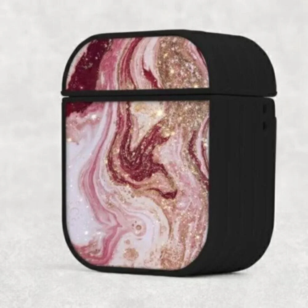 Rose Gold Geode Airpod Case